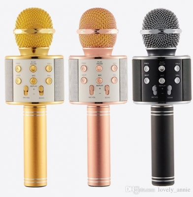 Microfono Karaoke Con Parlante Bluetooth