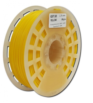 Filamento Pla+ Gst3d X 1 Kg (con Caja) Amarillo